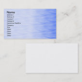 Carte De Visite Bleu élégant (Devant / Derrière)