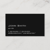 Carte de visite bleu en métal de code moderne de (Dos)