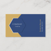 Carte de visite Bleu Entreprise (Devant)