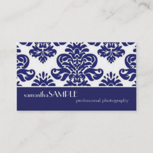Carte De Visite Bleu et blanc