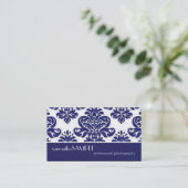 Carte De Visite Bleu et blanc (Debout devant)