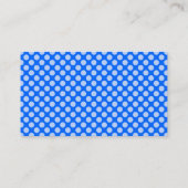 Carte De Visite Bleu et gris foncé (Dos)
