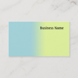 Carte De Visite Bleu et jaune