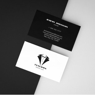 Carte De Visite Bleu et or