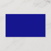 Carte de visite bleu foncé (Dos)