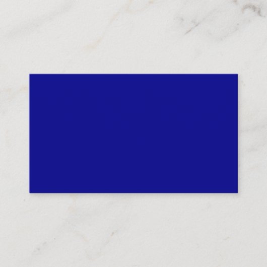 Carte de visite bleu foncé (Devant)