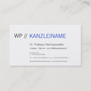 Carte De Visite bleu foncé, graphique