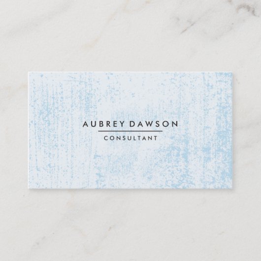 Carte De Visite Bleu Grunge (Devant)
