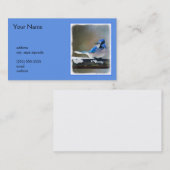 Carte De Visite Bleu Jay Painting - Art original pour les oiseaux (Devant / Derrière)
