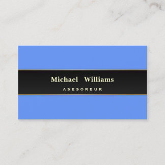 CARTE DE VISITE BLEU JE NETTOIE ÉLÉGANT CLASSIQUE PROFESSIONNEL