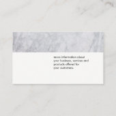 Carte De Visite Bleu marbré (Dos)