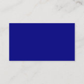 Carte de visite bleu marine (Dos)