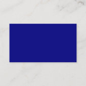 Carte de visite bleu marine (Devant)