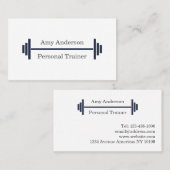 Carte de visite bleu marine (Devant / Derrière)