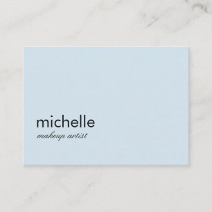 Carte De Visite Bleu minimaliste bébé