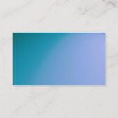 carte de visite bleu moderne (Dos)