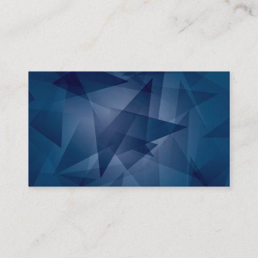 Carte de visite bleu moderne (Devant)