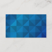 Carte De Visite bleu moderne simple efficace (Dos)