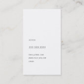 Carte De Visite Bleu placide de police moderne de Groupon (Dos)