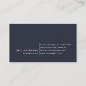 Carte De Visite Bleu | Pool Care ou Swim (Dos)