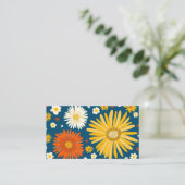 Carte De Visite Bleu profond (Debout devant)