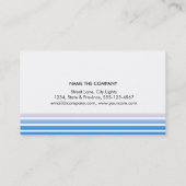 Carte De Visite Bleu Royal Simple (Dos)