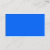 Carte De Visite bleu simple (Dos)