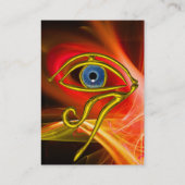 CARTE DE VISITE BLEU TALISMAN ORANGE JAUNE ROUGE BLANC VAGUES CLAI (Dos)