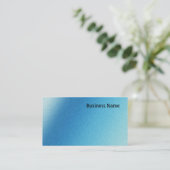 Carte De Visite Bleu tournoyé (Debout devant)