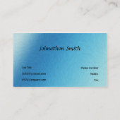 Carte De Visite Bleu tournoyé (Dos)