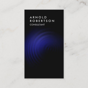Carte De Visite Bleu Vertical Noir Qualité tendance