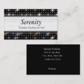 Carte De Visite Bling Diamond 100 (Devant / Derrière)