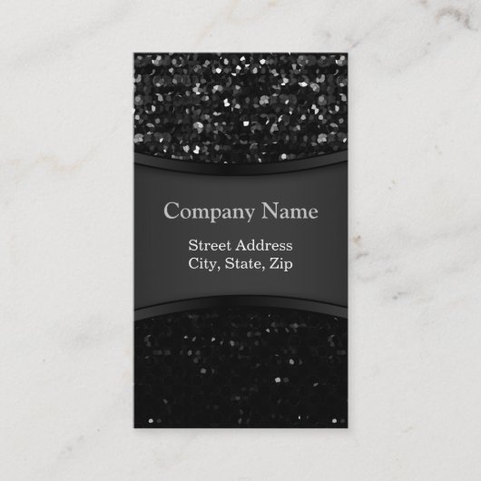 Carte de visite Bling en cristal Strass (Devant)