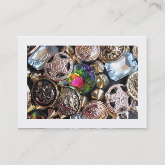 Carte De Visite Bling Flea Market (Bordé) (Devant)