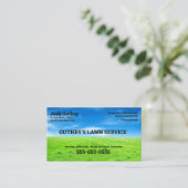 Carte De Visite Bliss Lawncare Business Card (Debout devant)