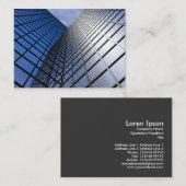 Carte De Visite Bloc de bureau reflet (Devant / Derrière)