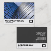 Carte De Visite Bloc de bureau reflet (Devant / Derrière)