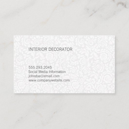 Carte De Visite Bloc de couleur | Art Abstrait (Dos)