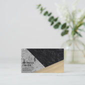 Carte De Visite Bloc de couleur | Art Abstrait | Concepteur intéri (Debout devant)