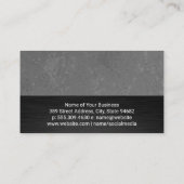 Carte De Visite Bloc de couleur de texture (Dos)