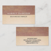 Carte De Visite Bloc de couleur de texture papier (Devant / Derrière)