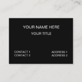 Carte De Visite Bloc de couleur géométrique (Dos)