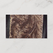 Carte De Visite Bloc d'impression de conception de tulipe, 1875 (Dos)