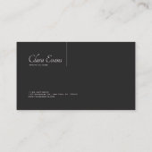 Carte De Visite Blocs 3D d'architecture moderne noir et beige (Dos)