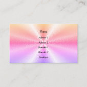 Carte De Visite Blocs arc-en-ciel en 3D Rainbow (Devant)