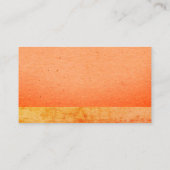 Carte De Visite Blocs de couleur à deux tons (Dos)