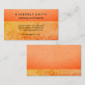 Carte De Visite Blocs de couleur à deux tons (Devant / Derrière)