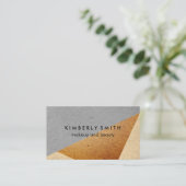 Carte De Visite Blocs de couleurs assortis (Debout devant)