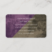 Carte De Visite Blocs de couleurs de texture moderne (Dos)