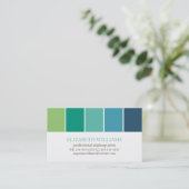 Carte De Visite Blocs de couleurs modernes (Debout devant)